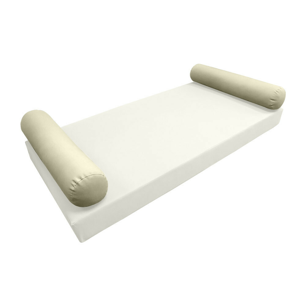 *COVER ONLY* Style5 Twin Size 37" x 8" Knife Edge Bolster Pillow SlipCover AD005