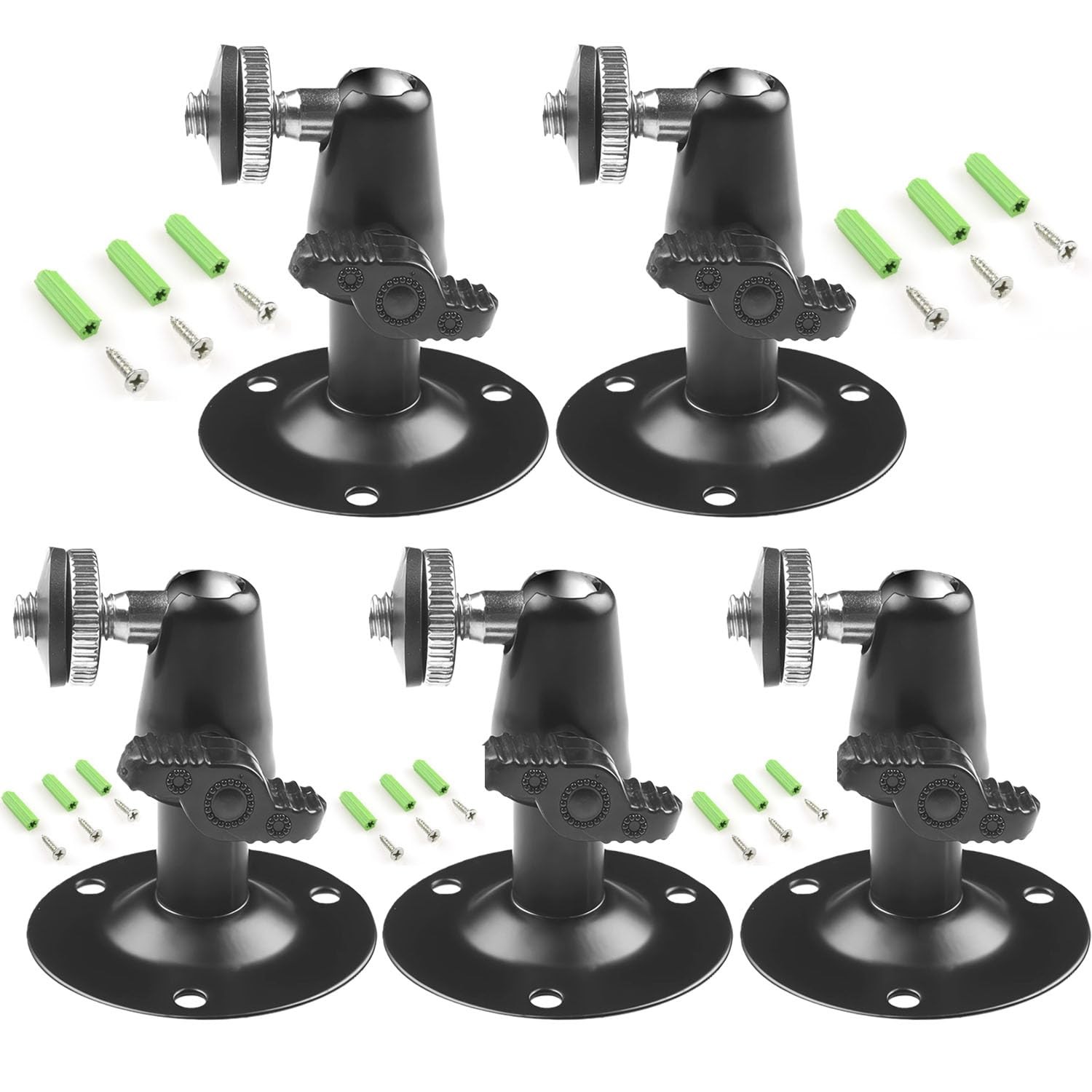 Security Wall Mount 5 Pcs Metal Outdoor Indoor Camera Bracket Mount for Oculu...