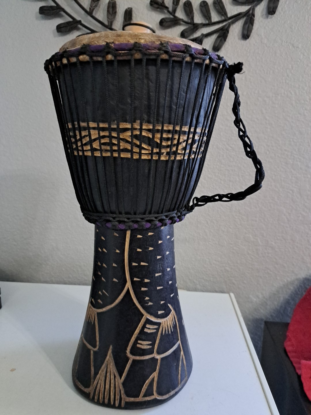 African Hand Drum Djembe Portable Adult Tambourine Percussion Instrument