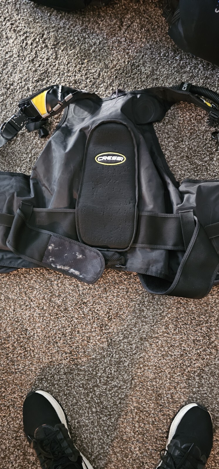 Cressi Travelight mens BCD Buoyancy Compensator Scuba Dive - Yellow - XL