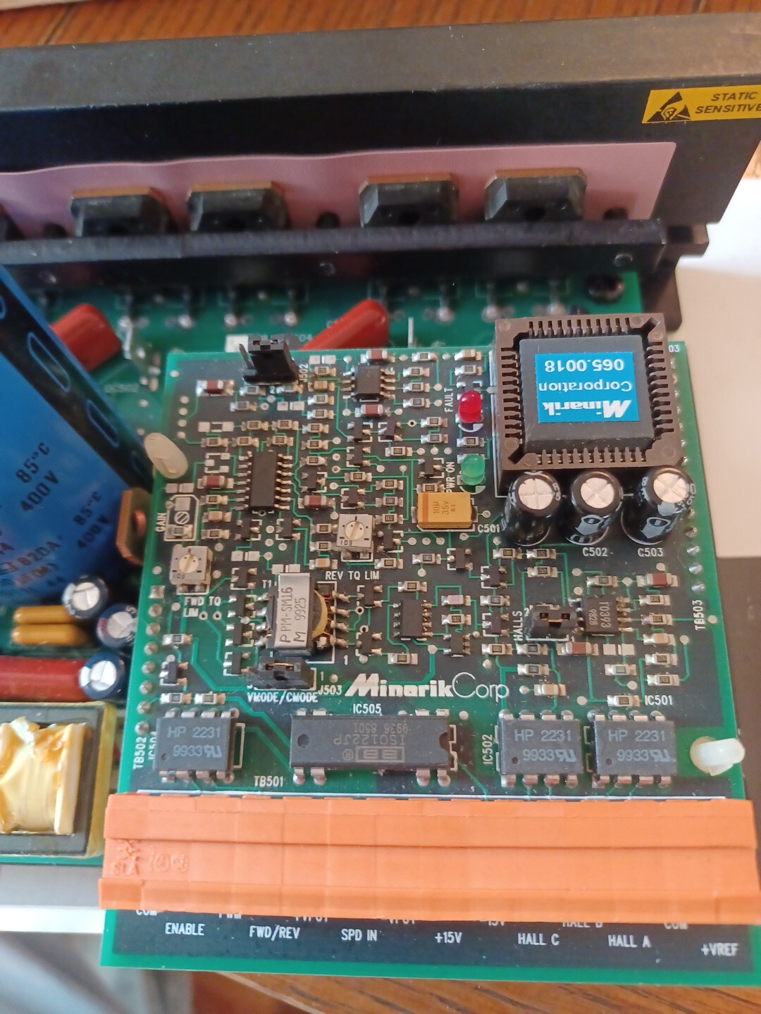 Minarik Boss08d240ac-cm Motor Controller Board