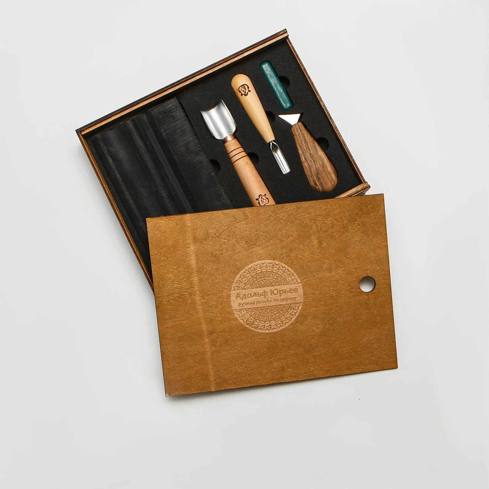 Geometric Wood carving chisels & knife set, Wood carving kit, Carpentry tools