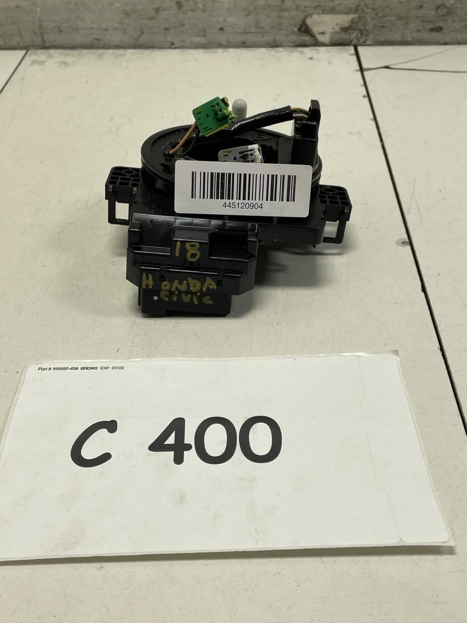 2017 HONDA CIVIC CLOCK SPRING OEM+