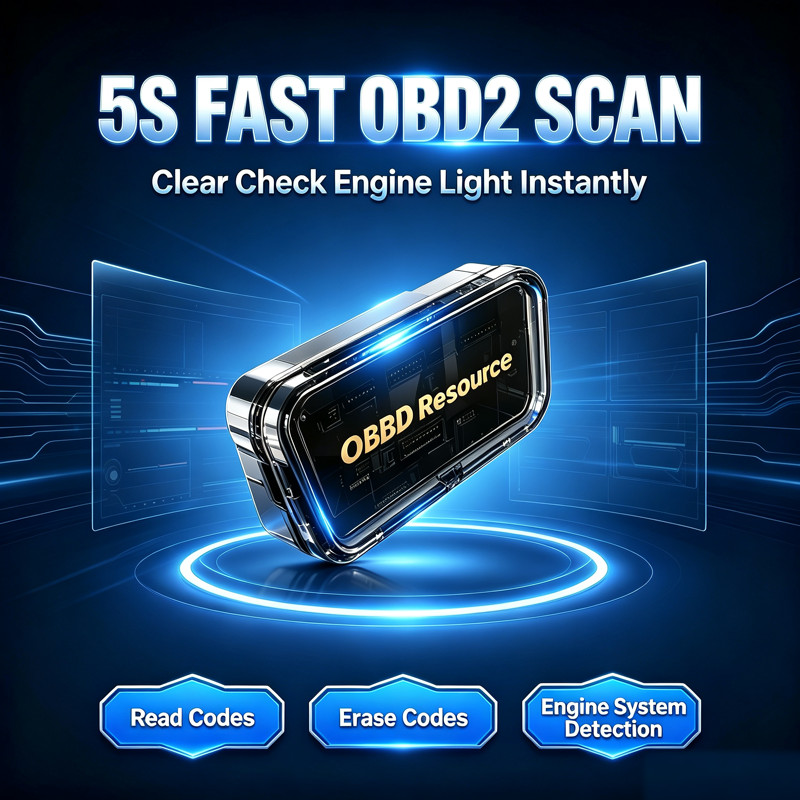 Engine Code Clear Check Light Turn-Off OBD2 Erase Codes Tool for Chevy GMC Truck