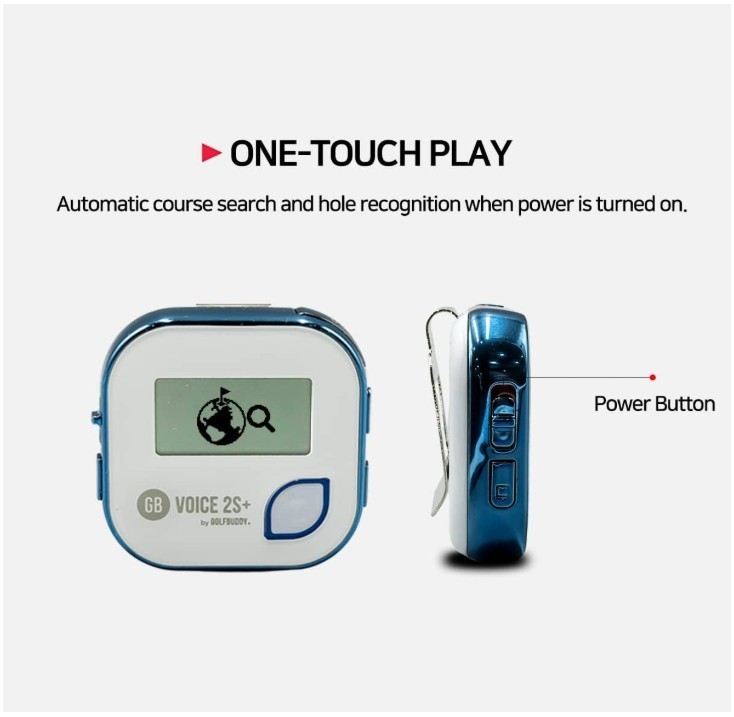 Golf GPS Rangefinder with Voice Guidance Blue