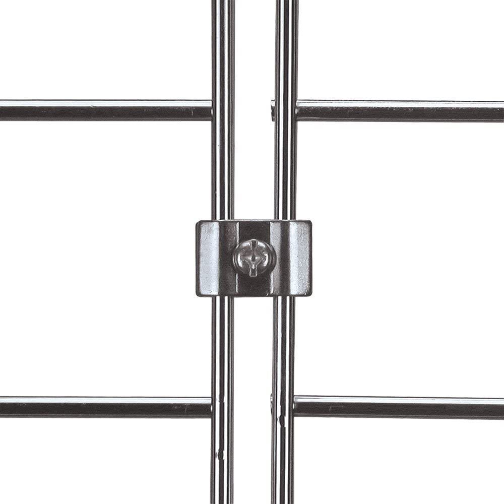 Gridwall Joining Clips Connectors for Wire Grid Panels and Grid Wall - Chrome...