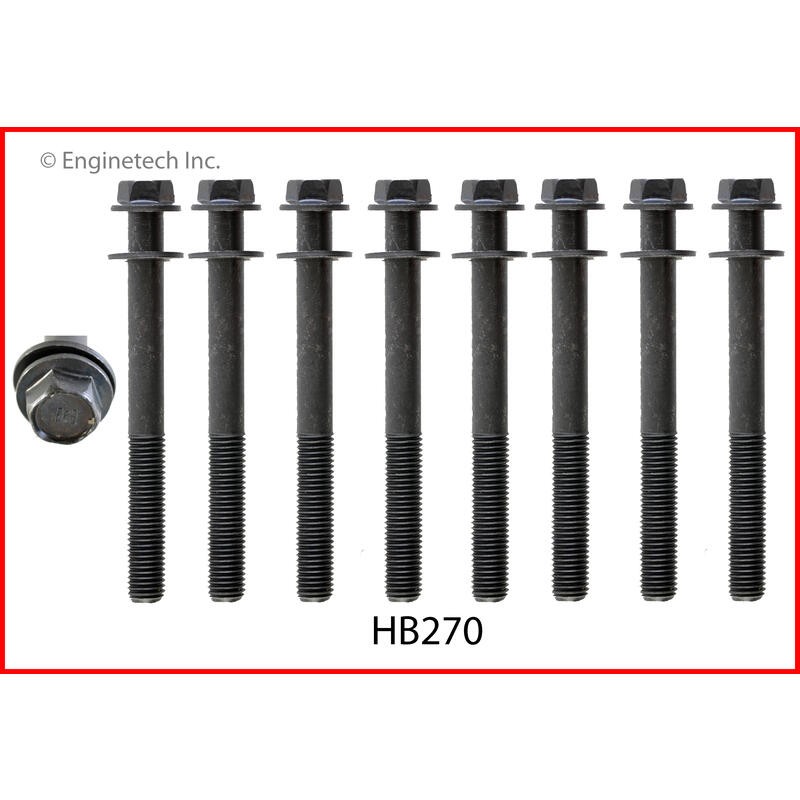 Enginetech Engine Cylinder Head Bolt Set HB270;