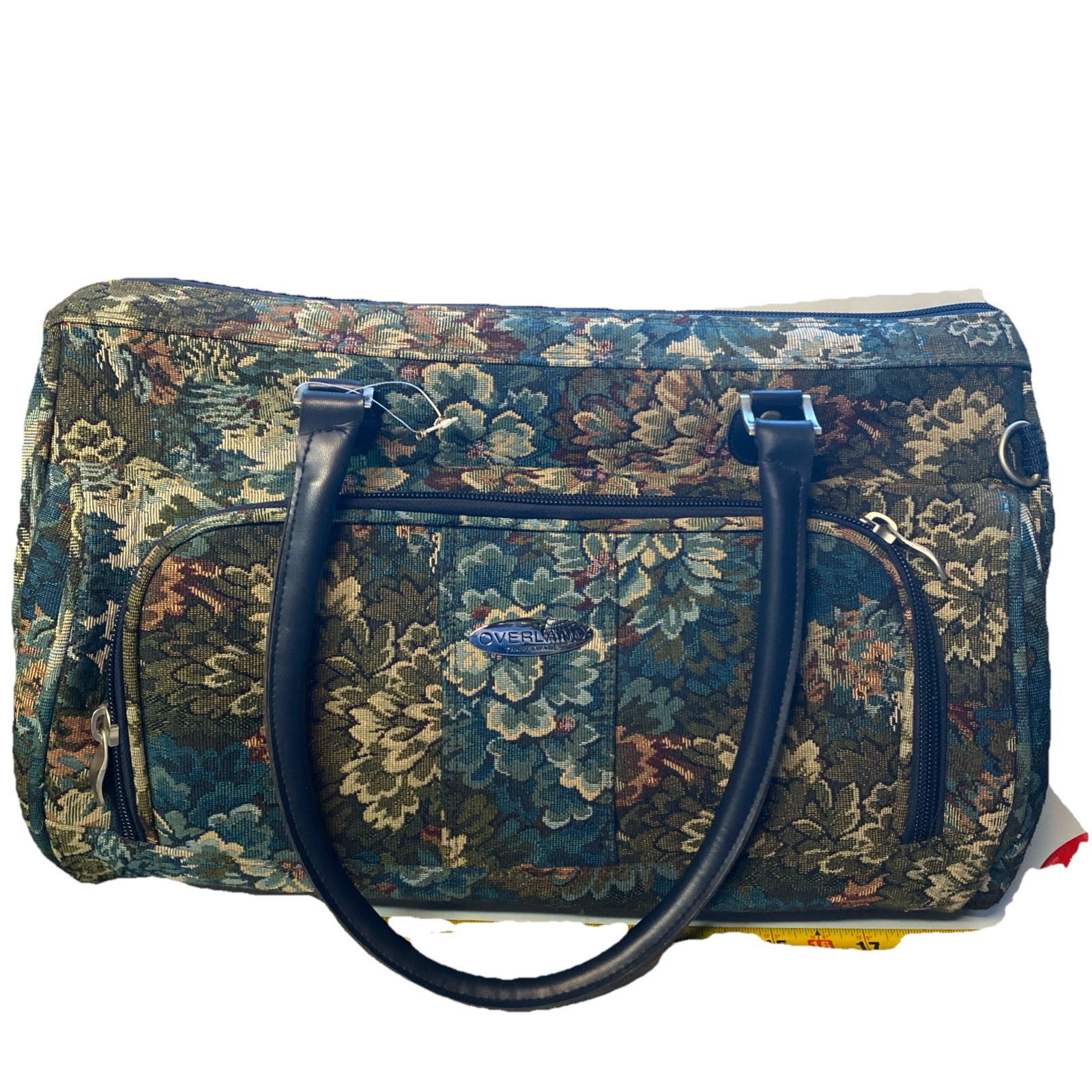 Overland Travelware Floral Soft Side Luggage Very Good Condition.