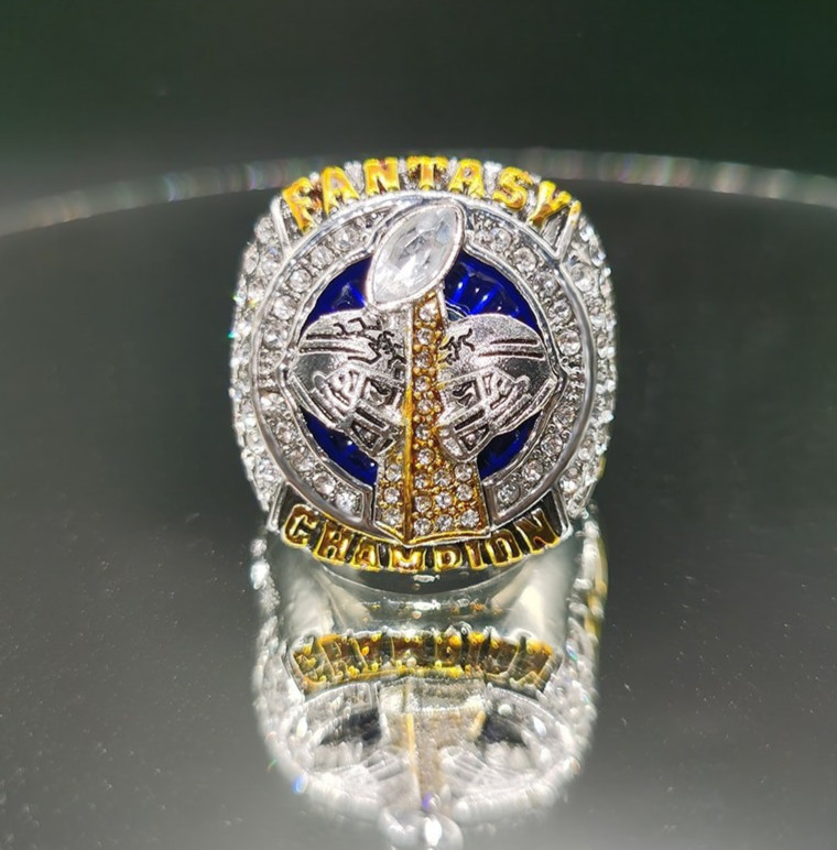2022 Fantasy Football League FFL Ring Trophy Souvenir Fan Rings
