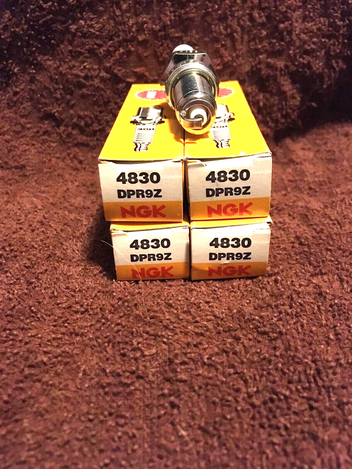 NGK Spark Plugs DPR9Z  4830  Threaded Stud SET OF 4 Honda XR250R XL250R XR200R