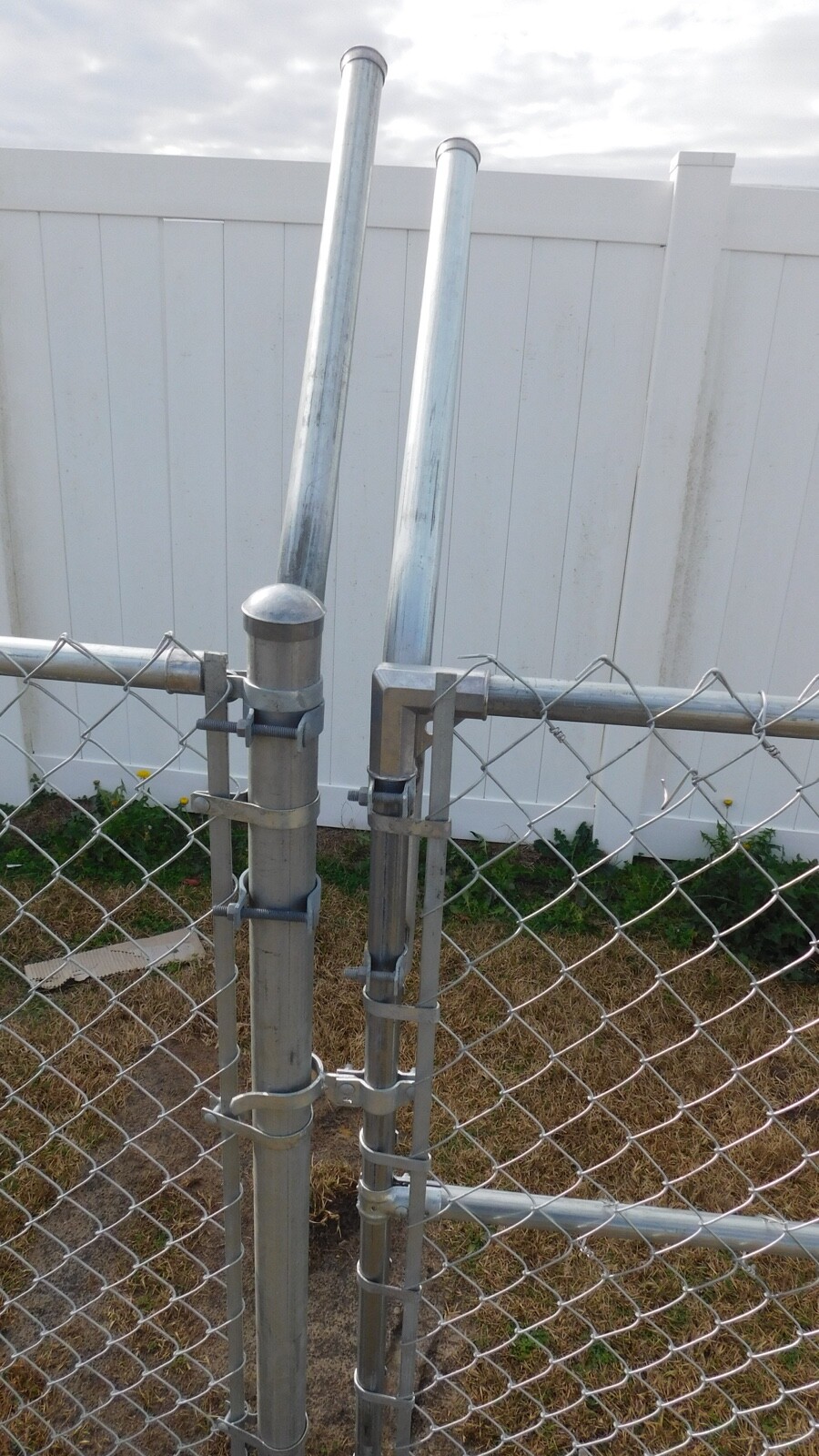 Extend-A-Post 1-5/8" OD Pipe Extension 2' Long - Clamp Onto 2" Post-45Degree-6Pk