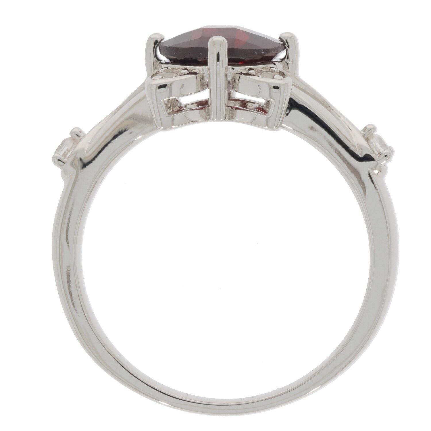 Sterling Silver Semi Mount Ring Setting Round RD 8x8mm Topaz