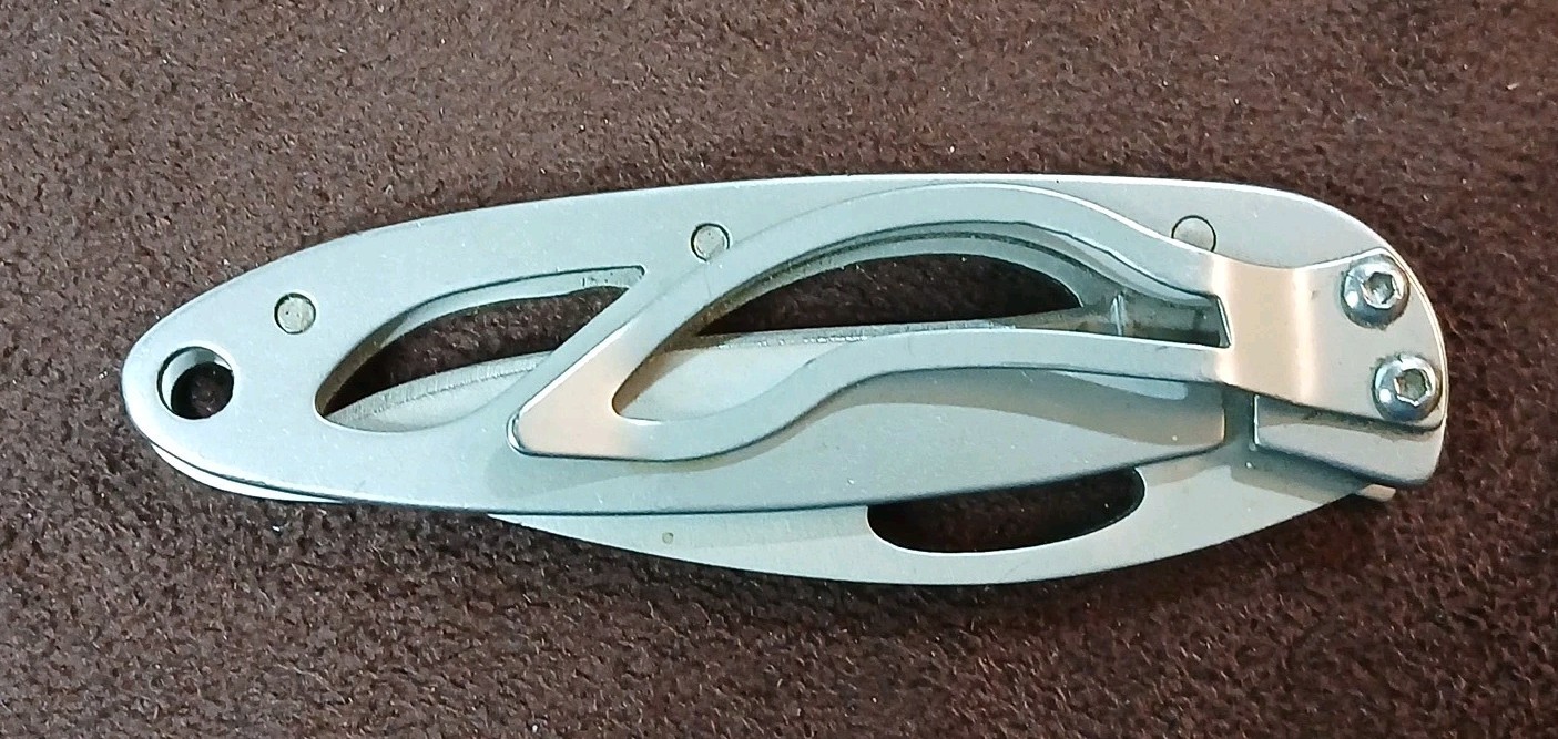 Vtg Small 2" Appalachian Trail Skeleton Single Blade Folding Knife