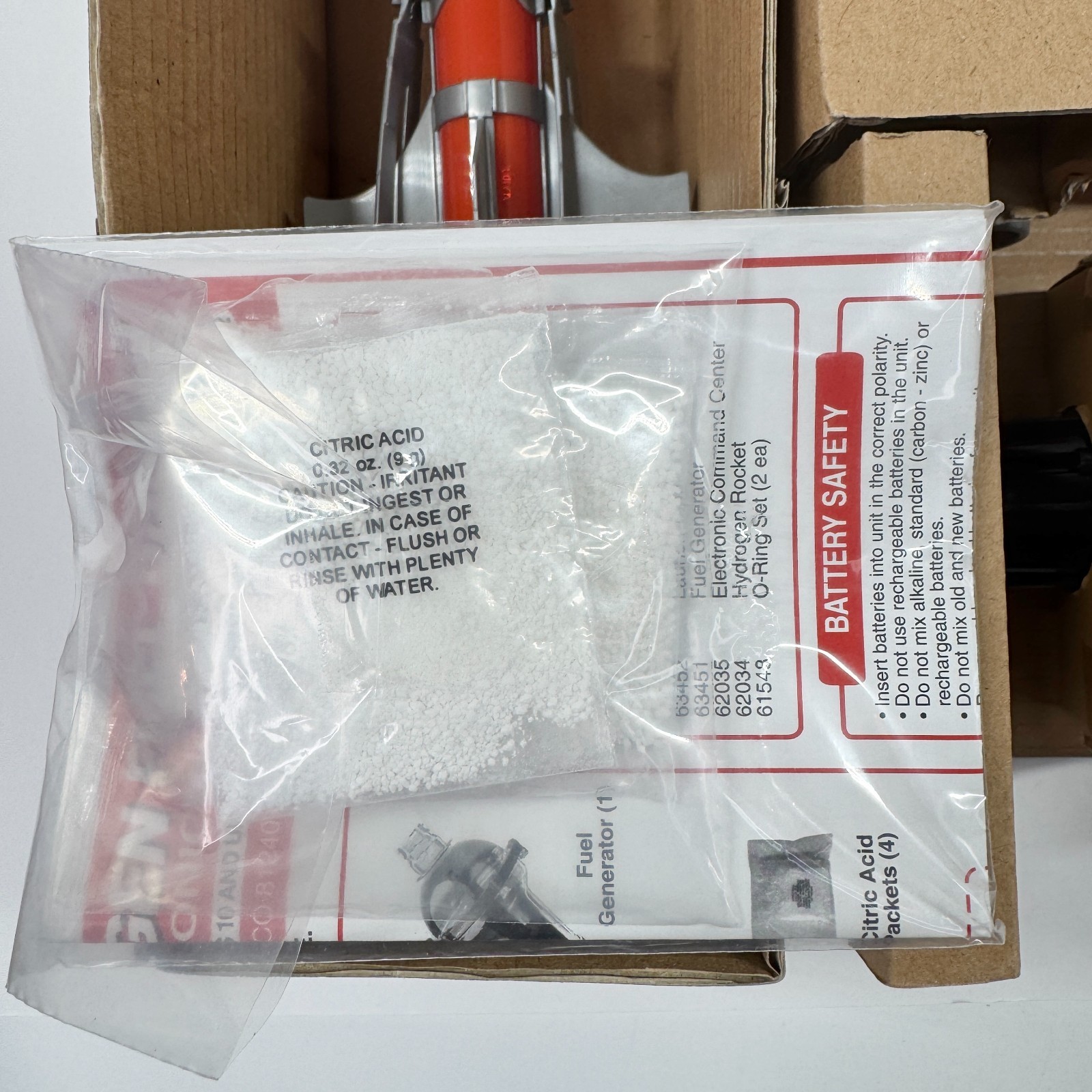 Estes Hydrogen Rocket Set Talking Electronic Command Center 1863 2007 Open Box