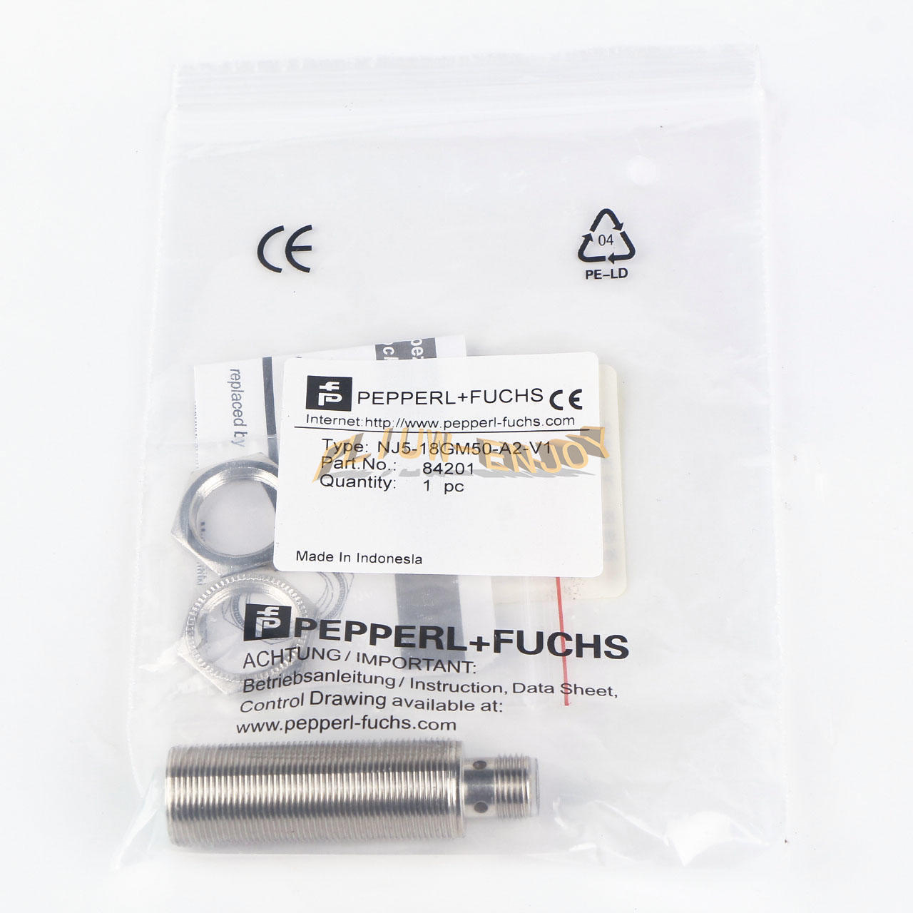 1PC New Pepperl+ Fuchs NJ5-18GM50-A2-V1 Inductiver Sensor NJ518GM50A2V1