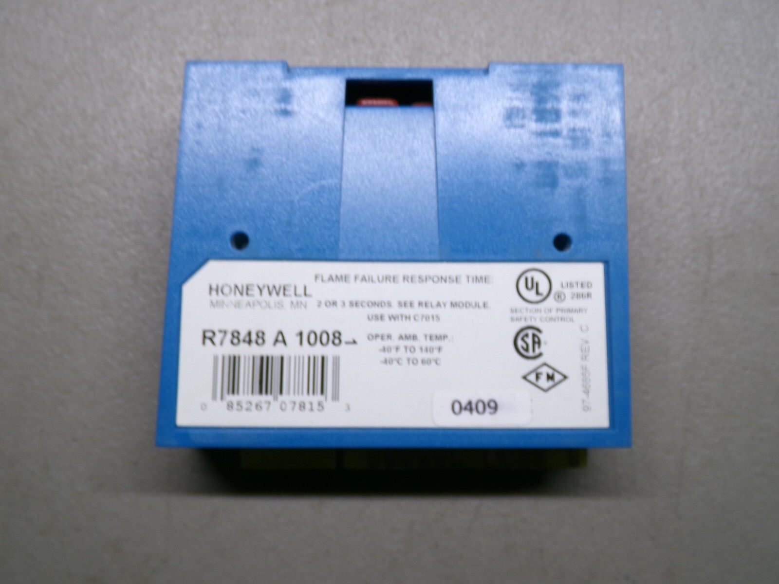 HONEYWELL R7848A1008 INFRARED FLAME AMPLIFIER