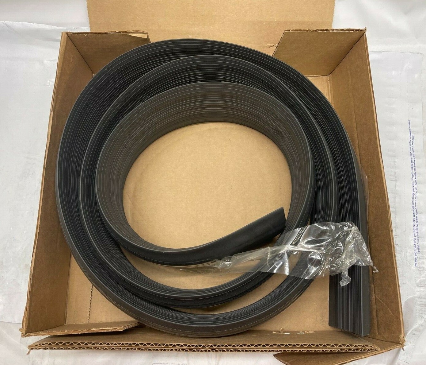 Checkers Rubber Three Channel Cord Protector 4.5" x 10" x 10" Black