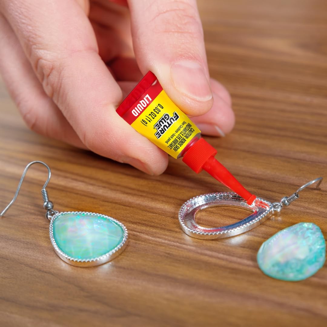 Super Glue Future Liquid 6 Mini Single Use Tubes, Clear, One Size, Clear