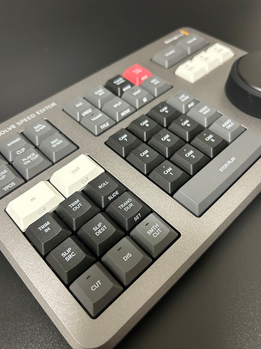Blackmagic Design DaVinci Resolve Speed Editor Keyboard Operation confirmed