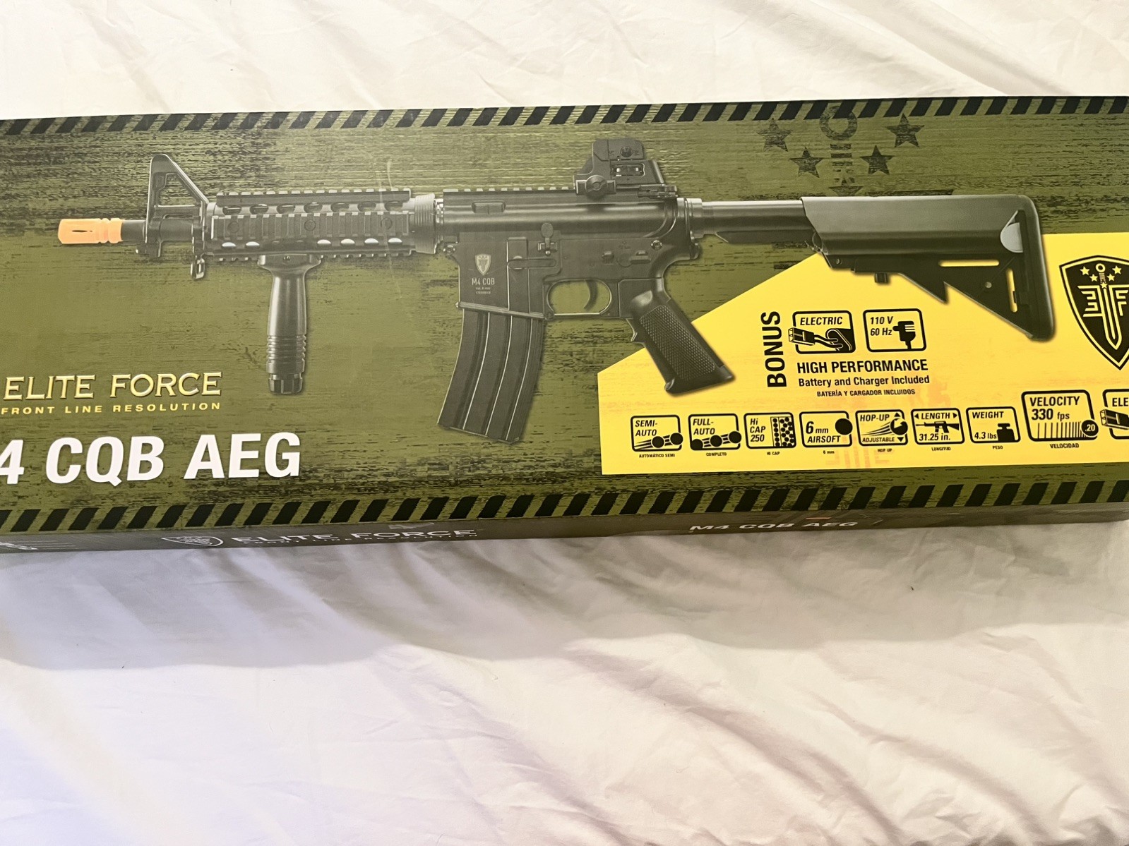Elite Force M4 CQB AEG Airsoft Rifle – Fully Working