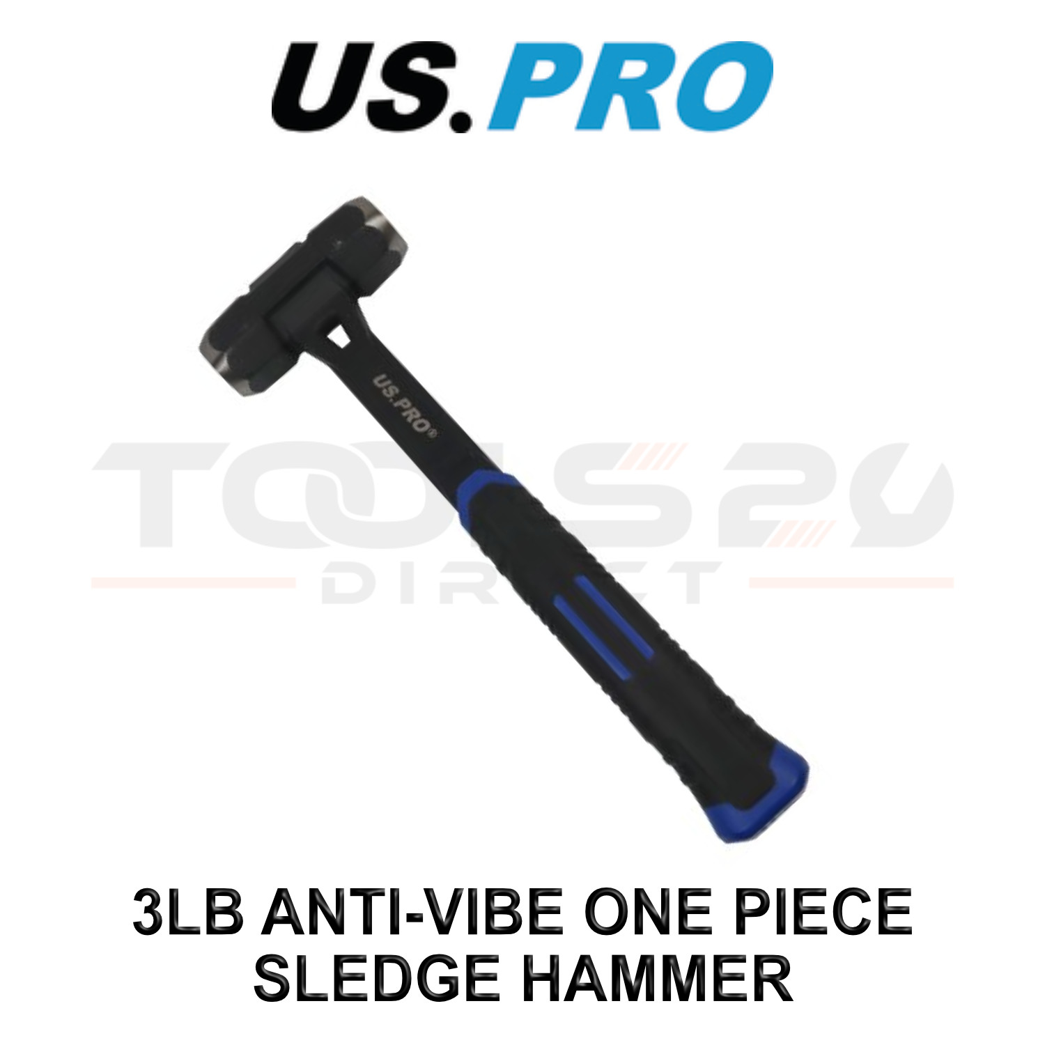 US PRO Tools 3lb Anti-Vibe One Piece Sledge Hammer 4624