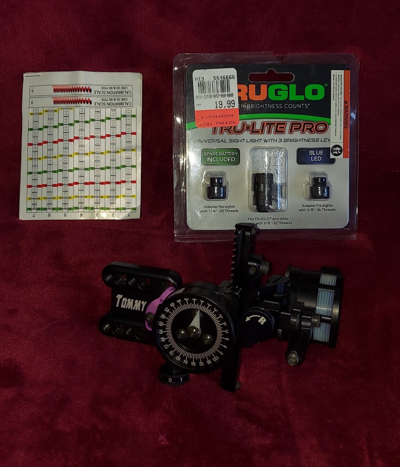 Spot Hogg Tommy Hogg 2 Pin RH Sight W/ Truglo Light