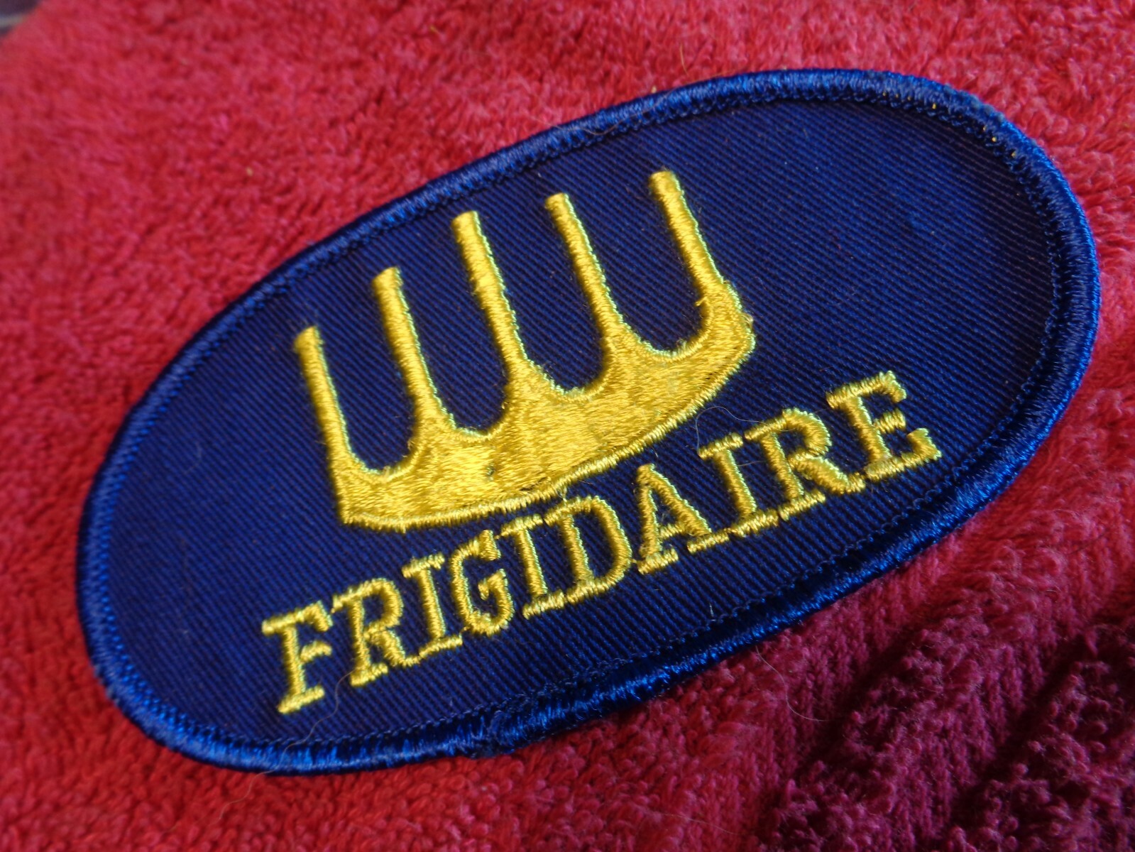 Frigidaire Patch - Vintage - New - Original - 2 1/2 x 4 1/2