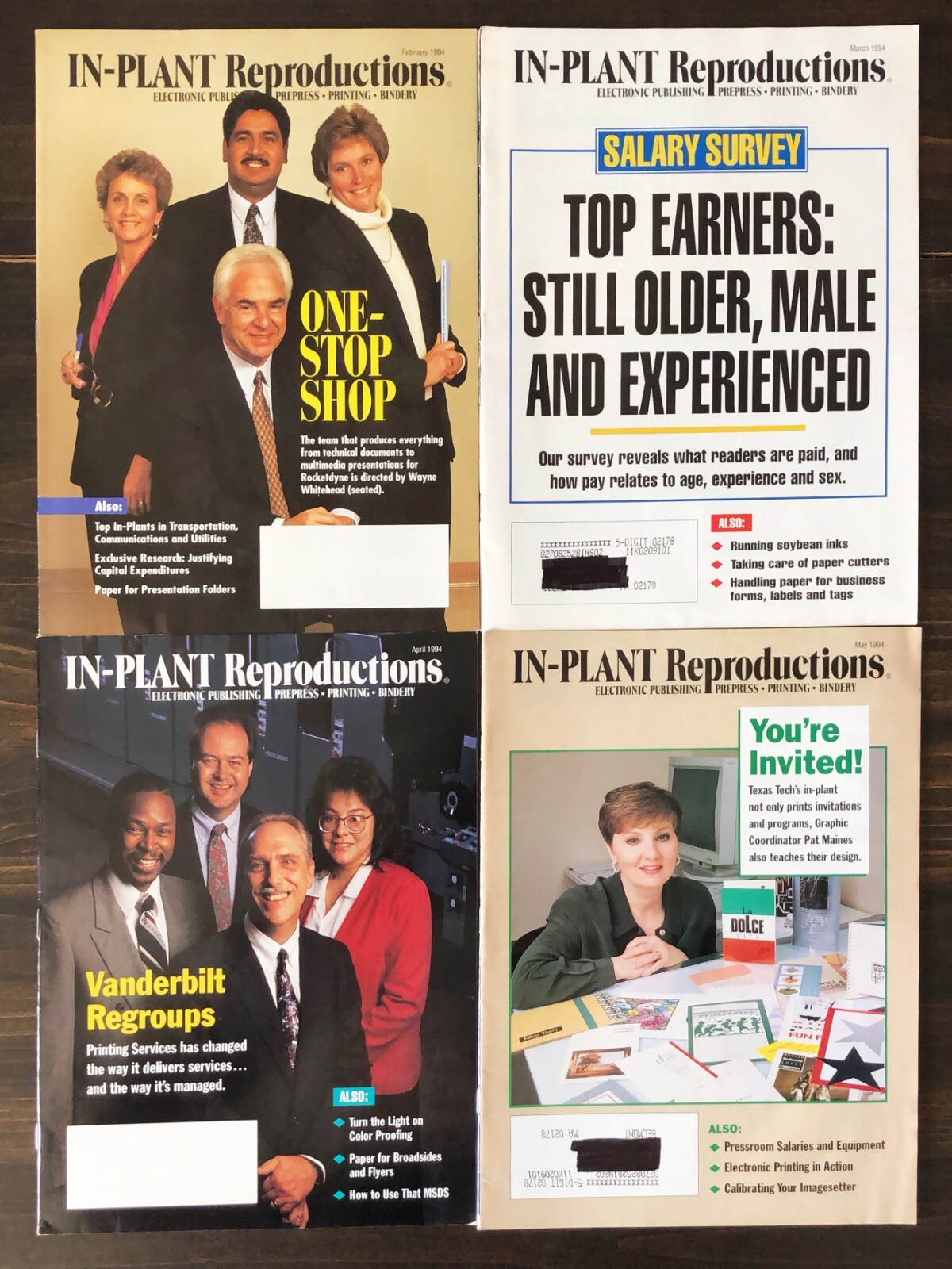 1994 In-Plant Reproductions - Lot of 8