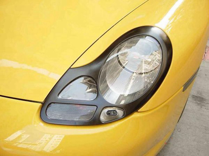 For Porsche 97-04 986 996 911 Boxster Headlights Covers Eyelids Trims 1 Pair
