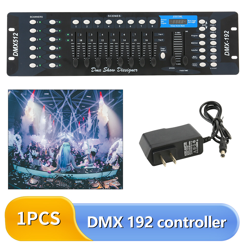DMX 512 192 Channel Operator Console Controller For Stage DJ Party Lighting