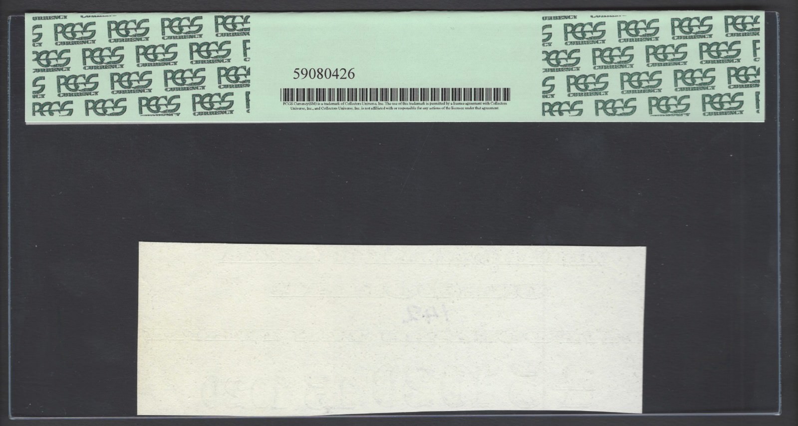 Liberia - National Bank of Liberia Test Proof Vignette Unciruclated