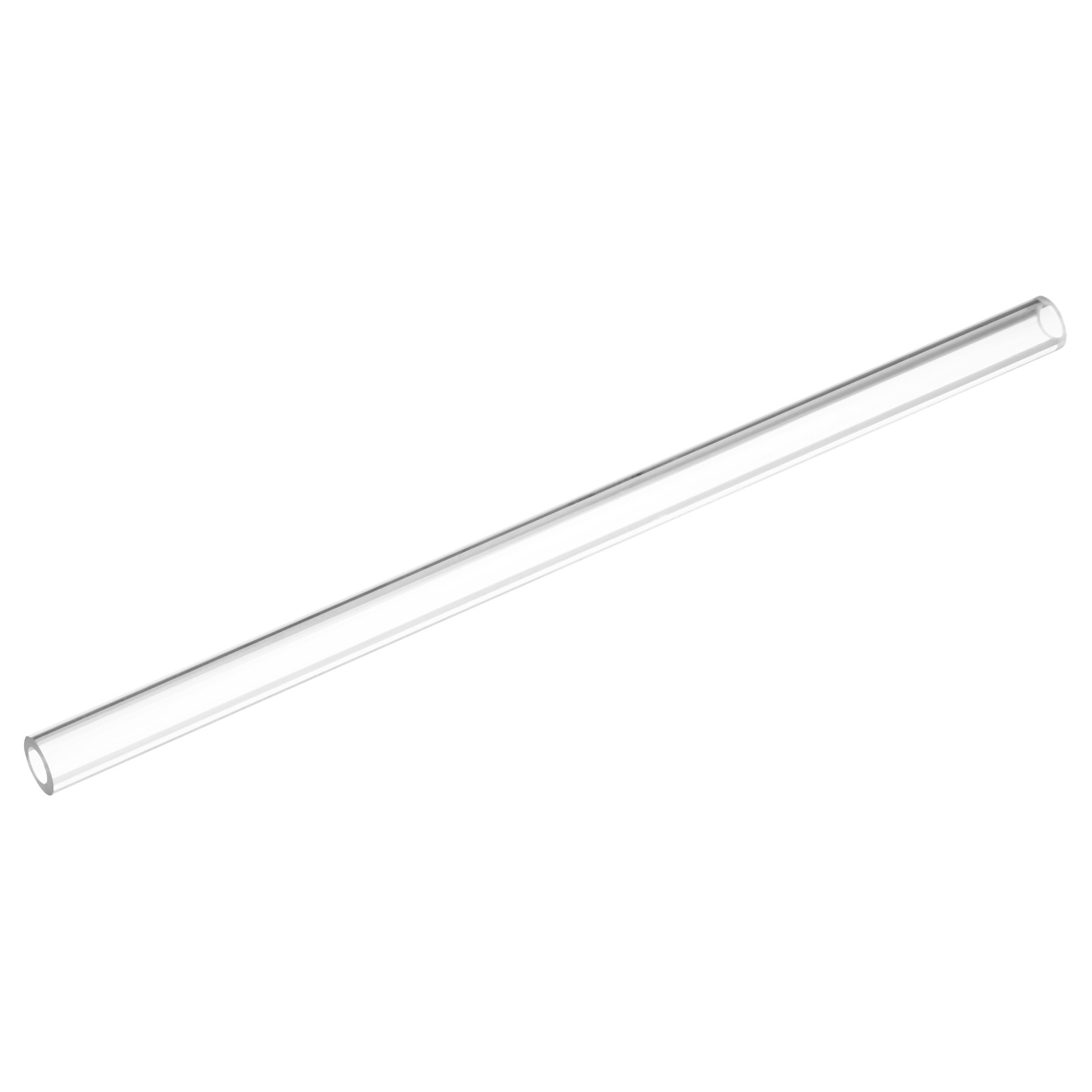 2pcs Clear Rigid Tubing Pipe 10mm ID x 16mm(5/8") OD 305mm Plastic Tube