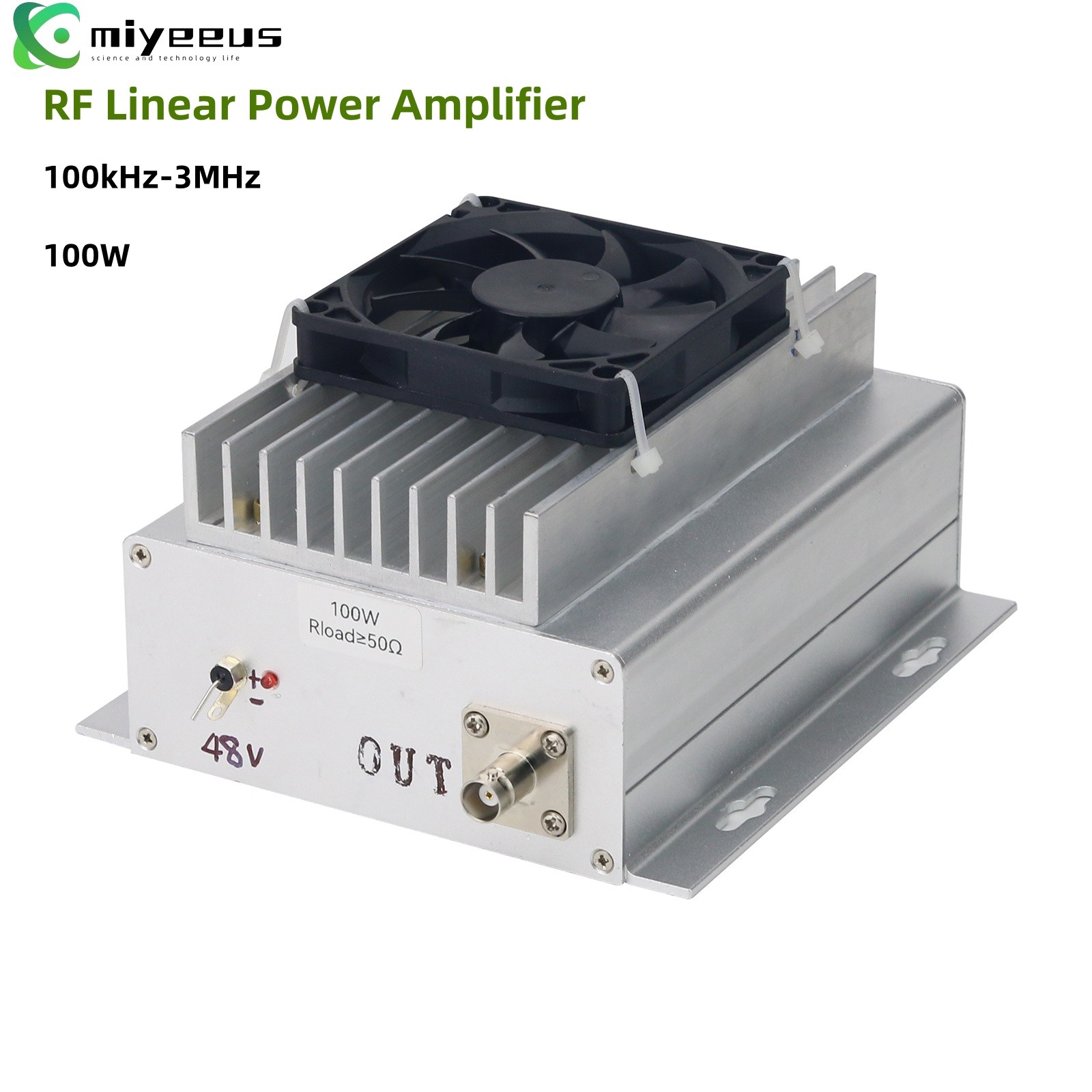 100kHz-3MHz RF Linear Power Amplifier 100W Low Distortion Longwave Mid-wave my23
