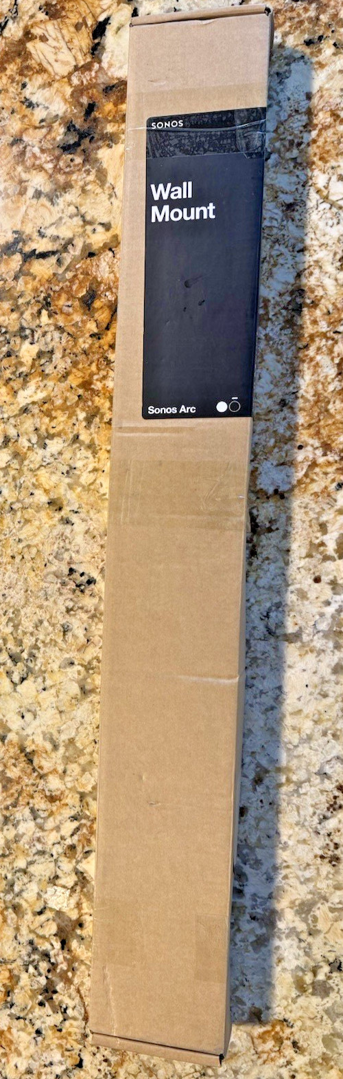 Sonos Wall Speaker Mount for Arc - ARCWMWW1BLK - Black with NO Screws and Bots
