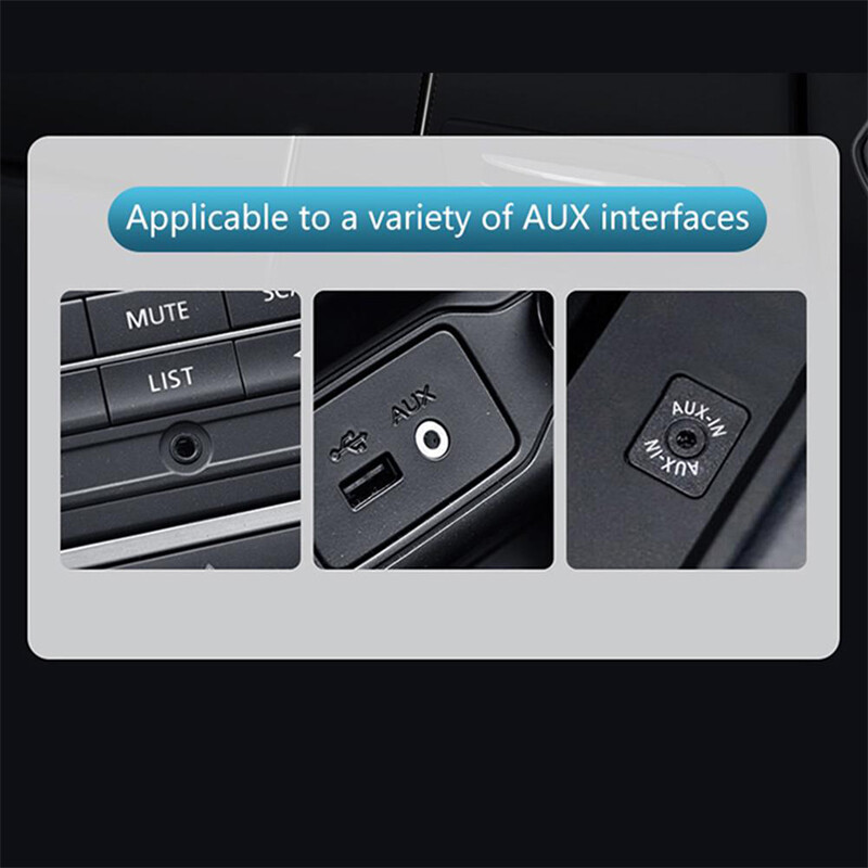 2 PCS For IPhone 15 Pro Max 15 Plus 8 Pin to 3.5mm AUX Audio Car Adapter Cord