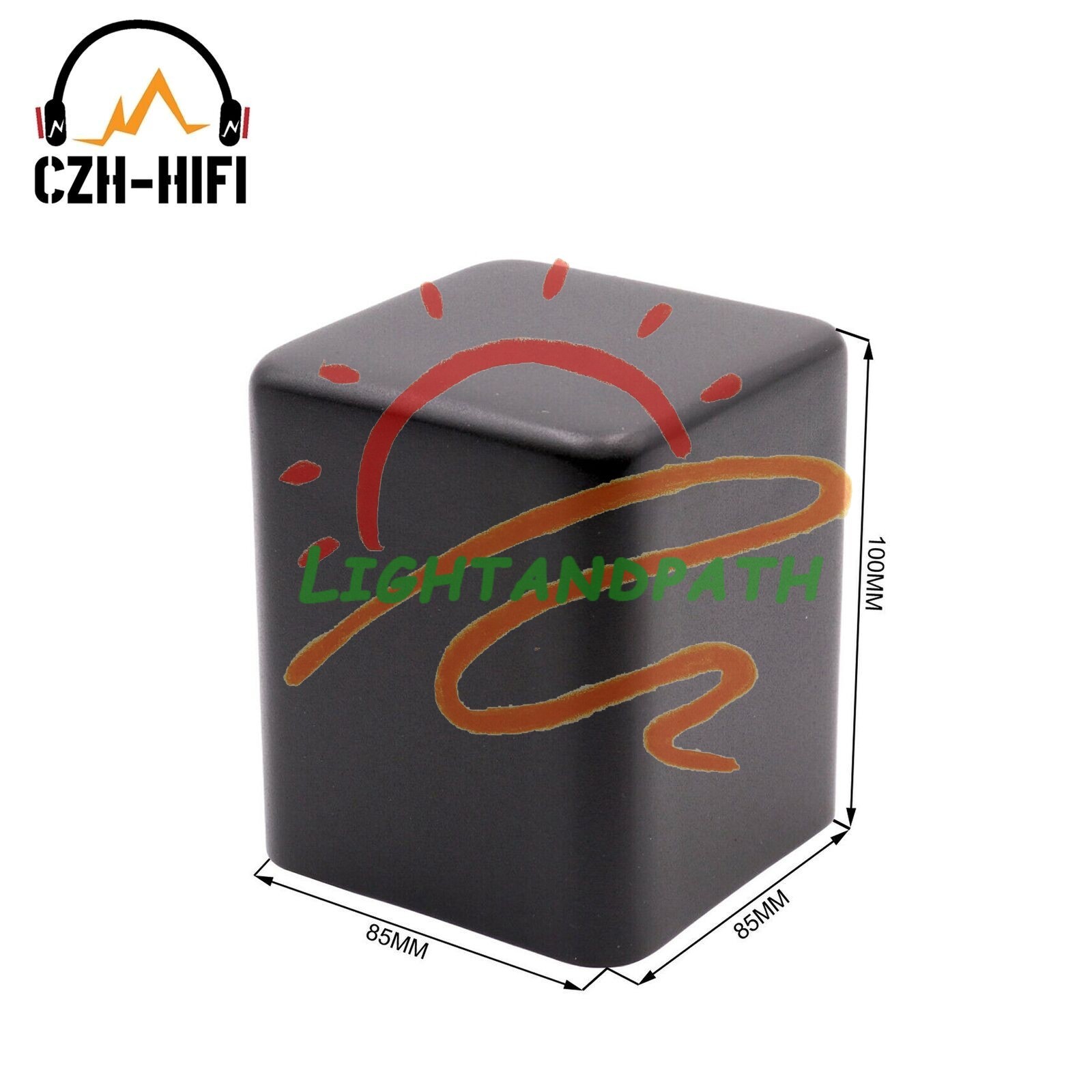 1PC AMPLIFIER TRANSFORMER COVER 85x85x100mm Iron Triode AUDIO Enclosure Case DIY
