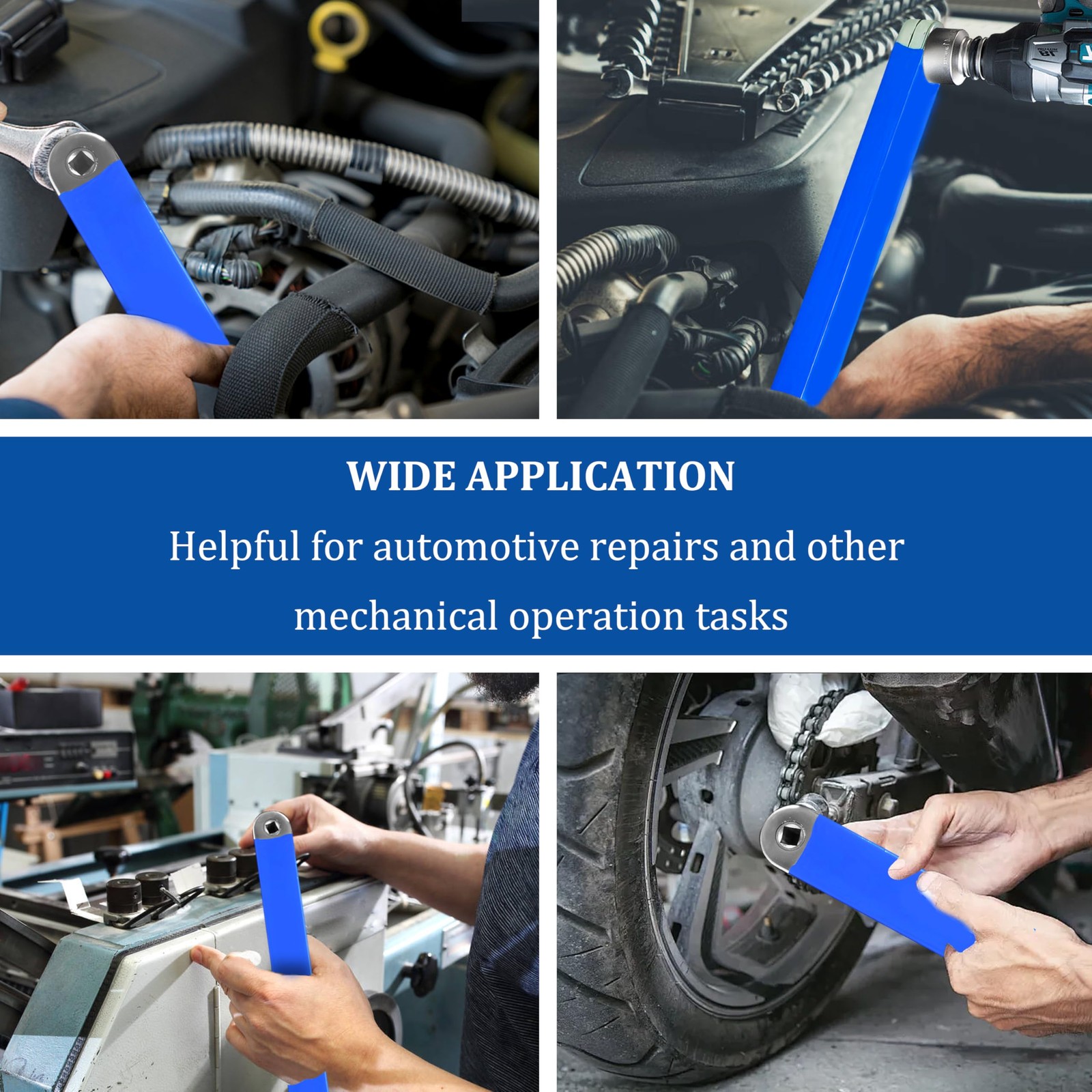 Impact Ready Offset Extension Wrench Set - Includes 1/4", 3/8", 1/2" Adapters...