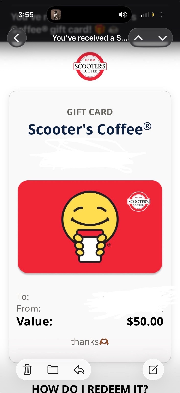 scooters coffee e gift card