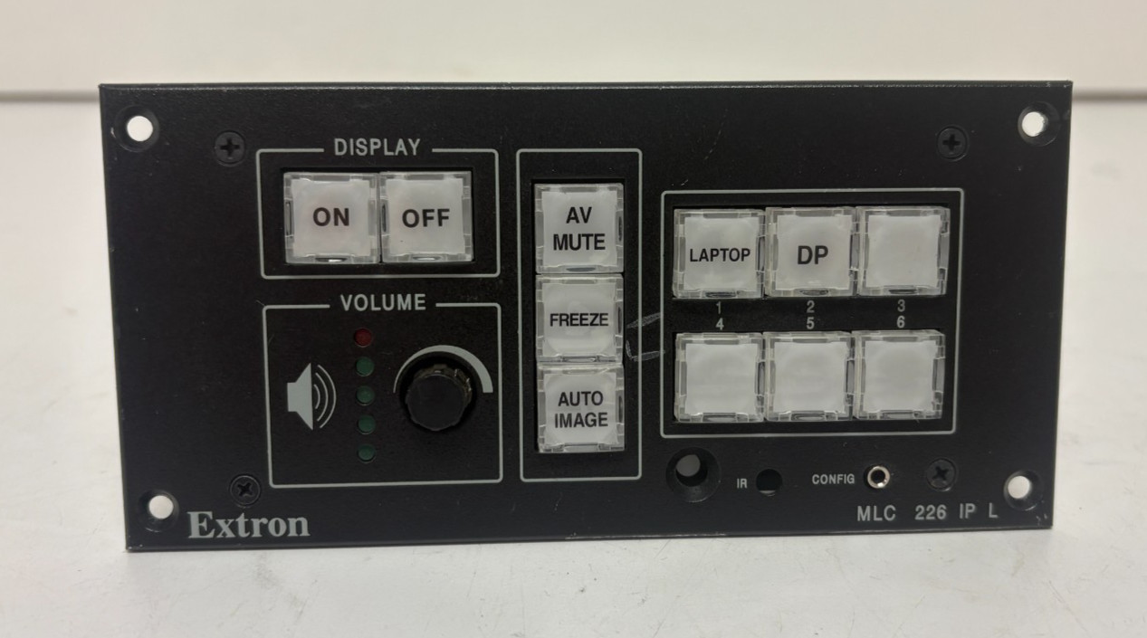 Extron MLC 226 IP L MediaLink Controller Panel Black Satisfaction Guaranteed