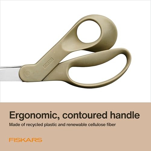 Fiskars 9" Recycled Fabric Scissors - Sustainable and Sharp Craft Scissors for