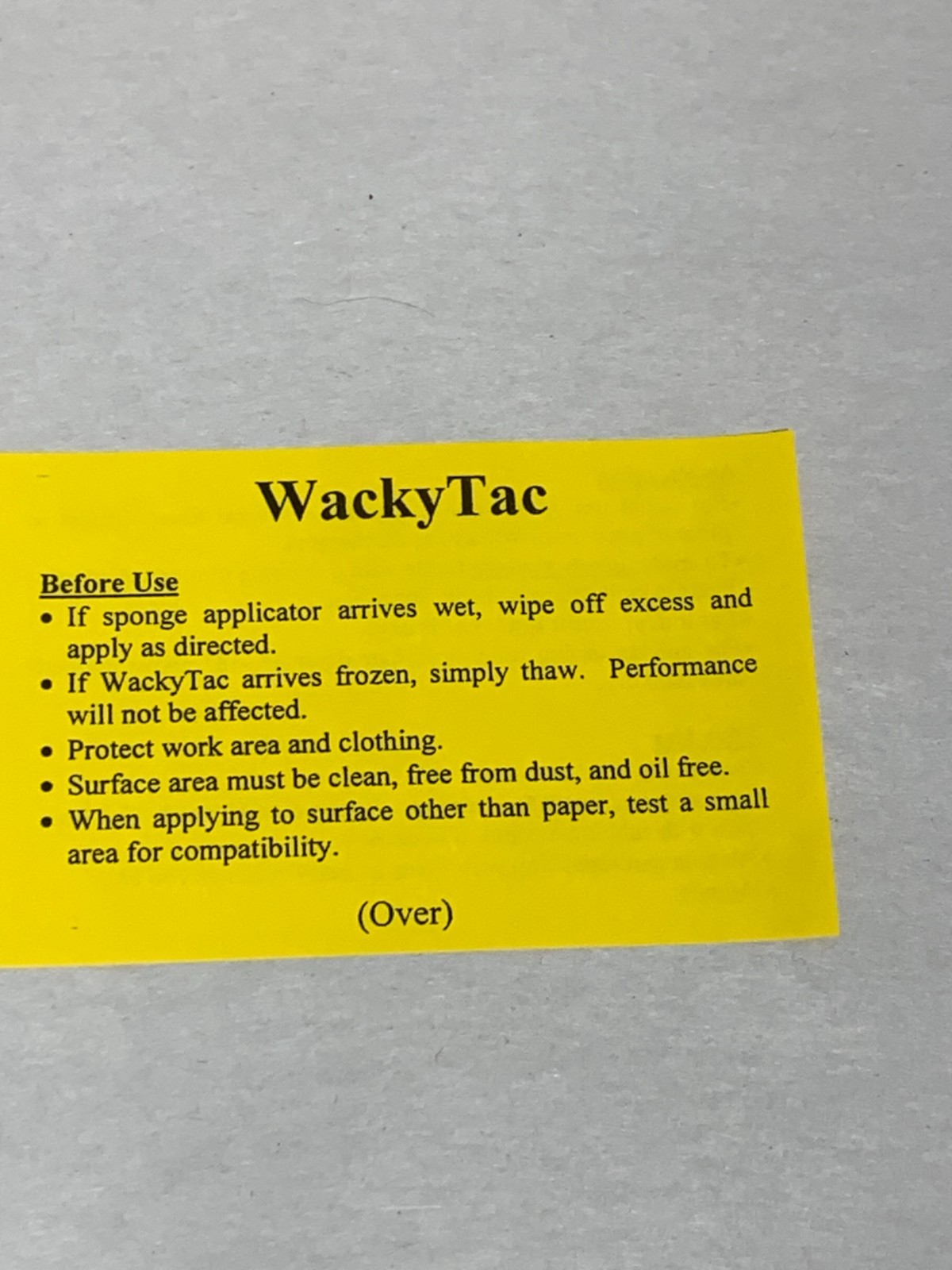 Wacky Tac Repositional Adhesive (2-Pack, 2.0 Oz Bottles)
