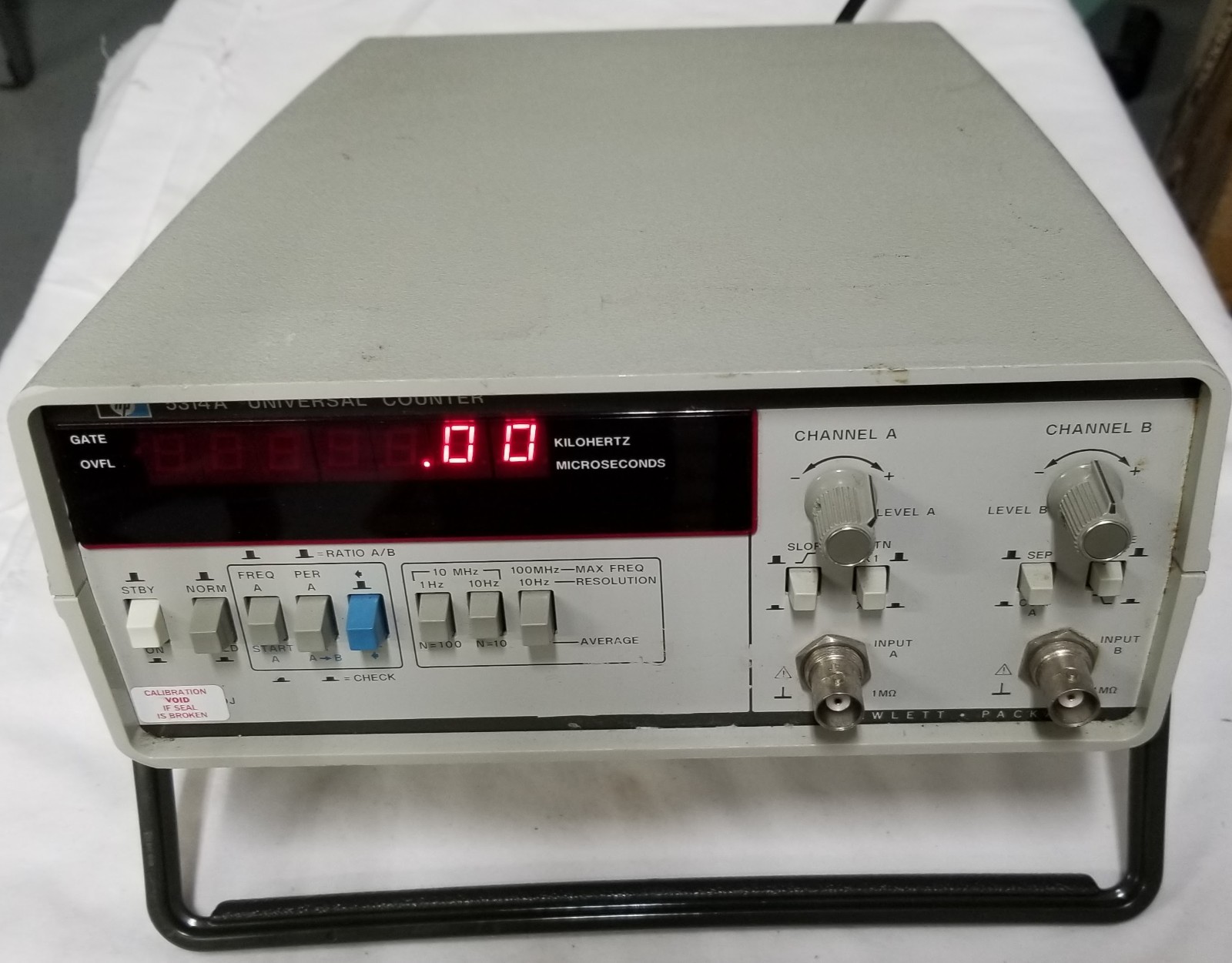 Hewlett Packard 5314A Universal Counter US Made Tested Excellent Condition SHIP!
