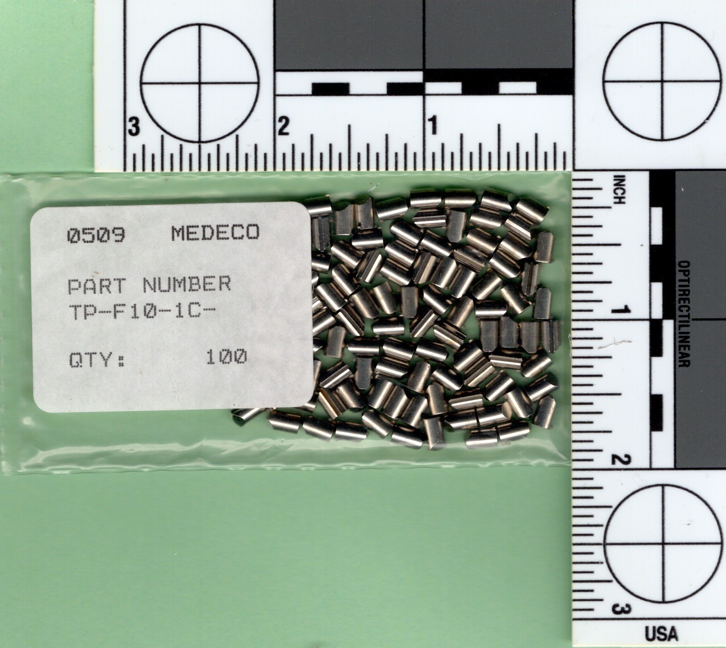 Medeco TP-F10-1C Pins (Qty. 100)