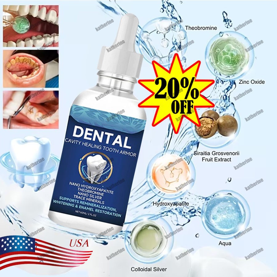 1-3PACK 60ml Tooth care solution Cavity Healing Tooth Armor NEW HOT ~US