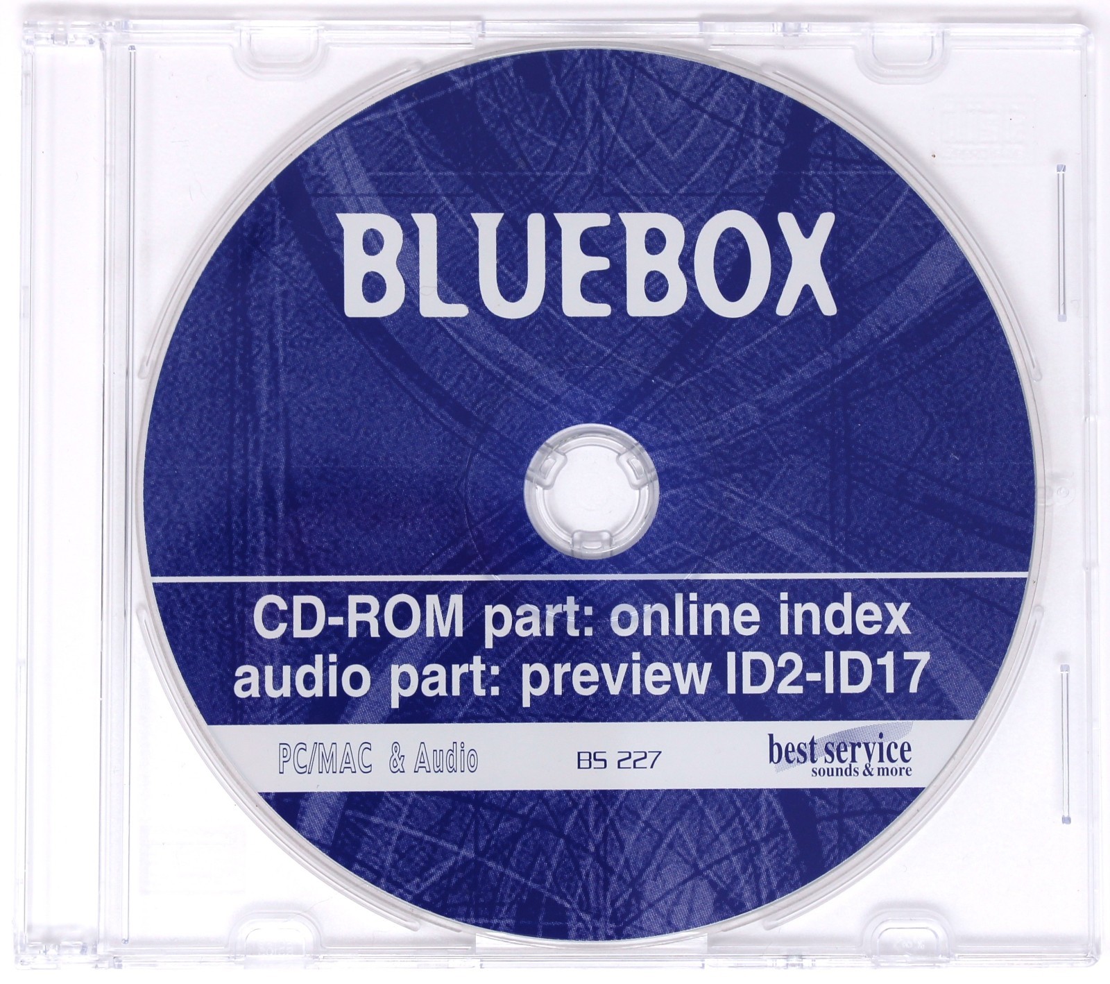 Best Service Blue Box Sound Effects Sample Library/Sampling 17 CD Set