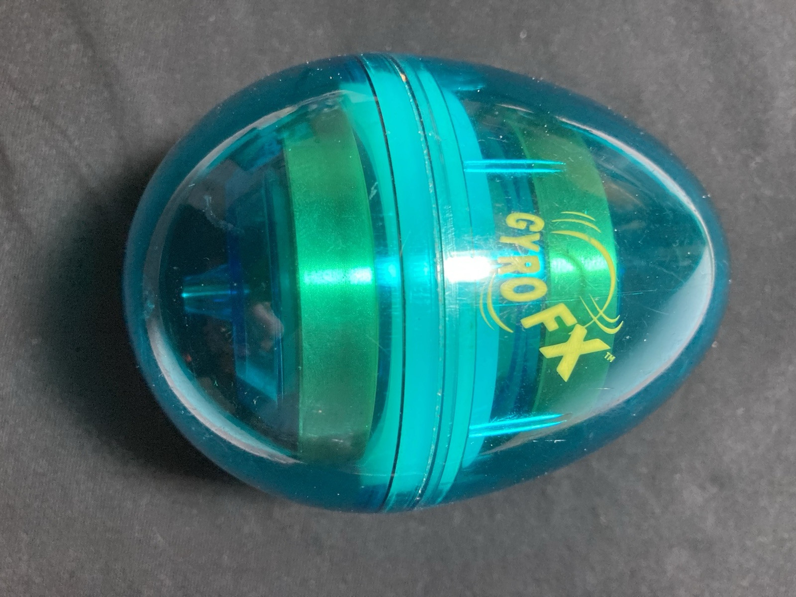 Sharper IMAGE Spinning Egg GYRO FX Scientific Toy GYROSCOPE 9 Volt Spinning 10k