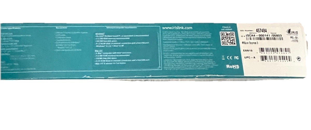 IRIScan Express 3 Portable Document Scanner & OCR Software