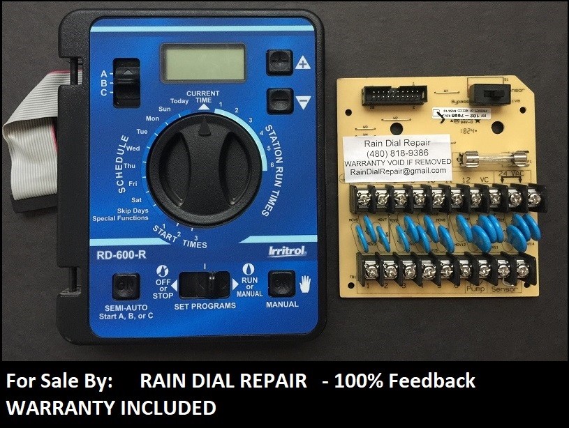 🔥🔥  Irritrol RD-600-R Module W/ Board - Warranty Included - RD-600 RD600-EXT-R