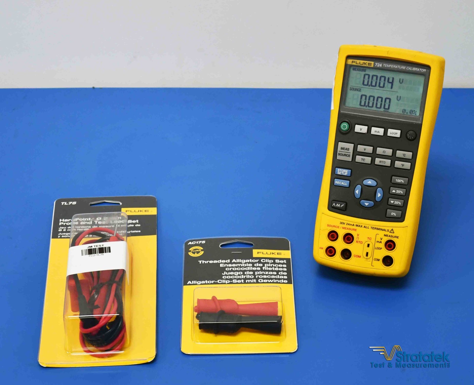 Fluke 724 Process and Temperature Calibrator NIST Calibrated with Data