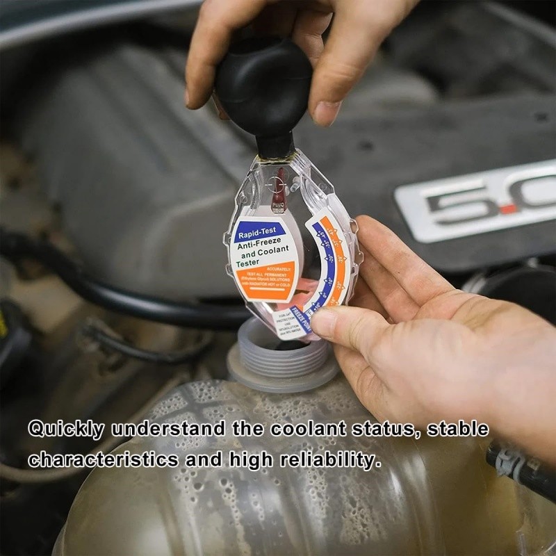 Coolant Tester,Professional Automotive Tool Dial Type Battery Liquid Densitomete